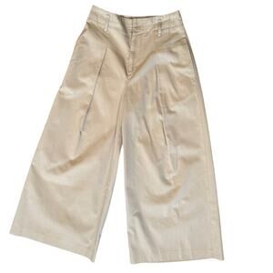 Journal Standard relume Khaki Chino Wide Leg Culottes Pants Size 34 US 2